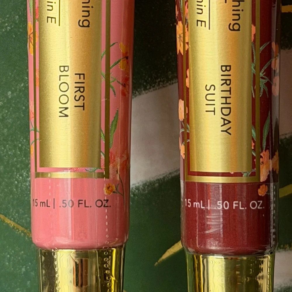 Nakery set of 2 Beauty Plumping Lip Treatment Set - Fresh Bloom & Birthday suit